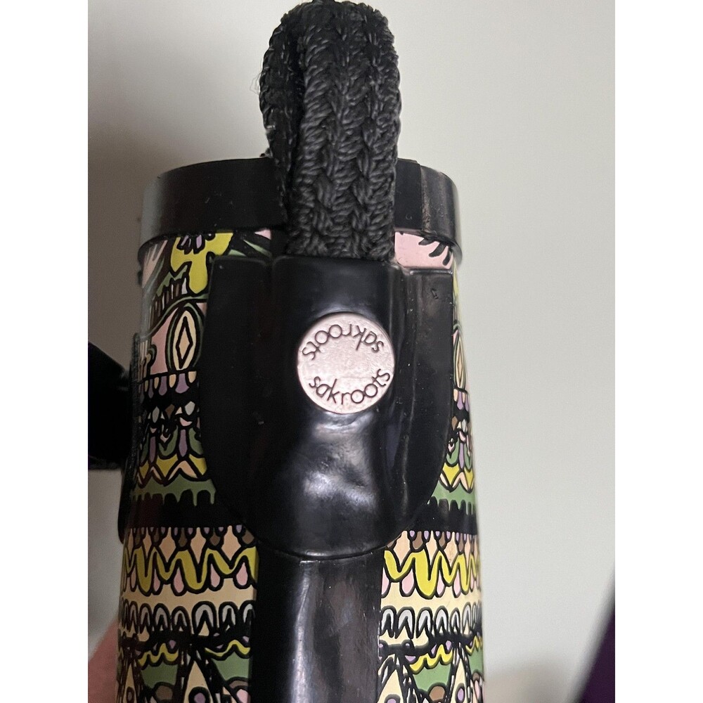 Sakroots Rain Boots Womens Size 7 Multicolor Geometric Knee High Waterproof - Picture 11 of 11